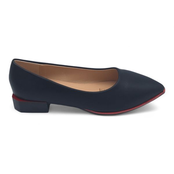 TTP - Women Pointed Toe PVC Sole Slip-on Flats JSF100