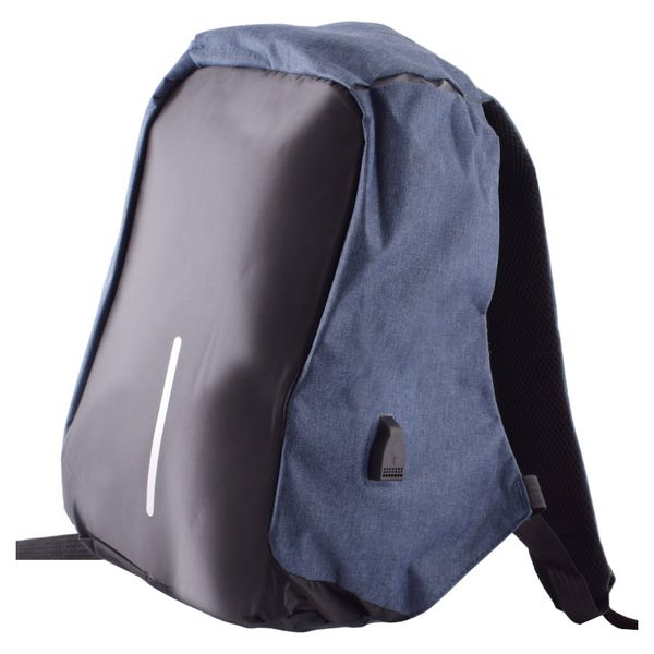 Panther Anti-Theft Laptop Backpack - Blue Black