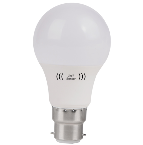 5 Pack - Day / Night Sensor 7w Light Bulbs B22
