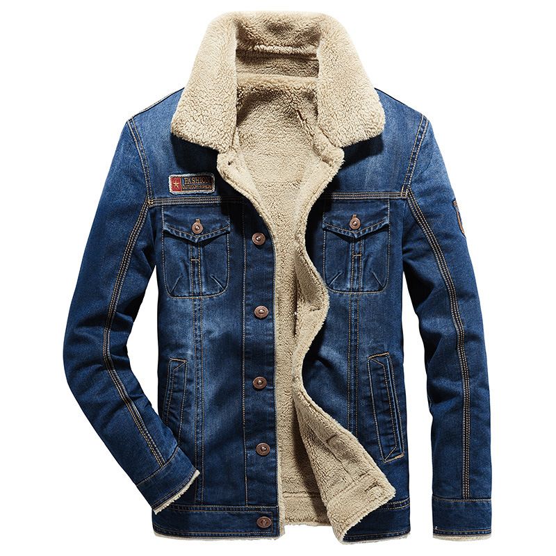 Men's Casual Warm Denim Jacket | Shop Today. Get it Tomorrow ...
