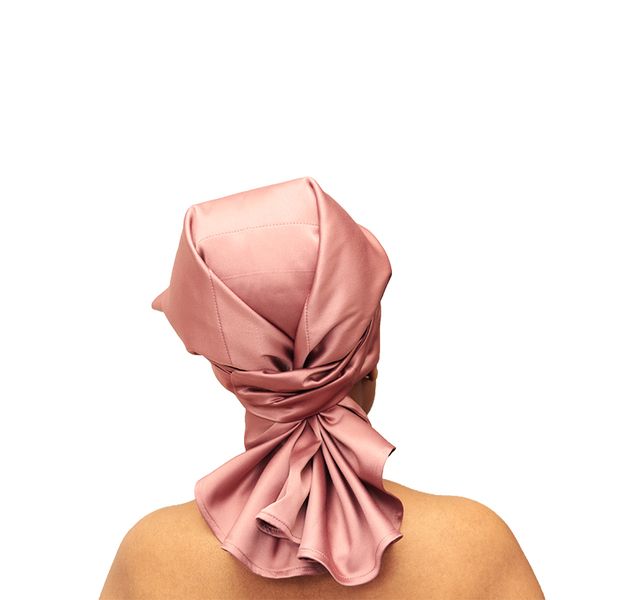 Pretty Coils Satin Doek/ Headscarf