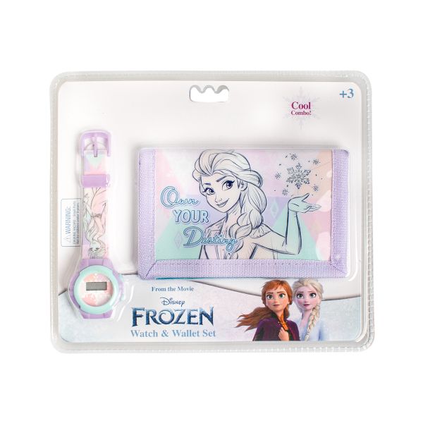 ROZEN By Disney Official Licensed Kids Watch &amp; Wallet Set - Fun &amp; Durable