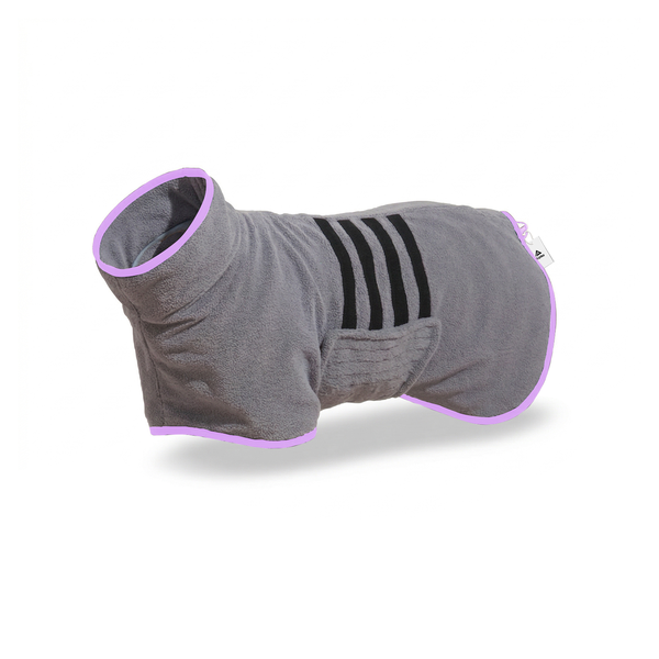 Topika Dog Bath Robe &amp; Microfiber Drying Towel, Adjustable Hips, 3 Size