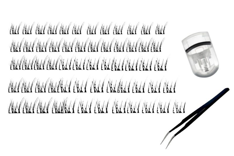 60 Piece - Self Adhesive Lash Clusters Kit 8-16mm - Style 3