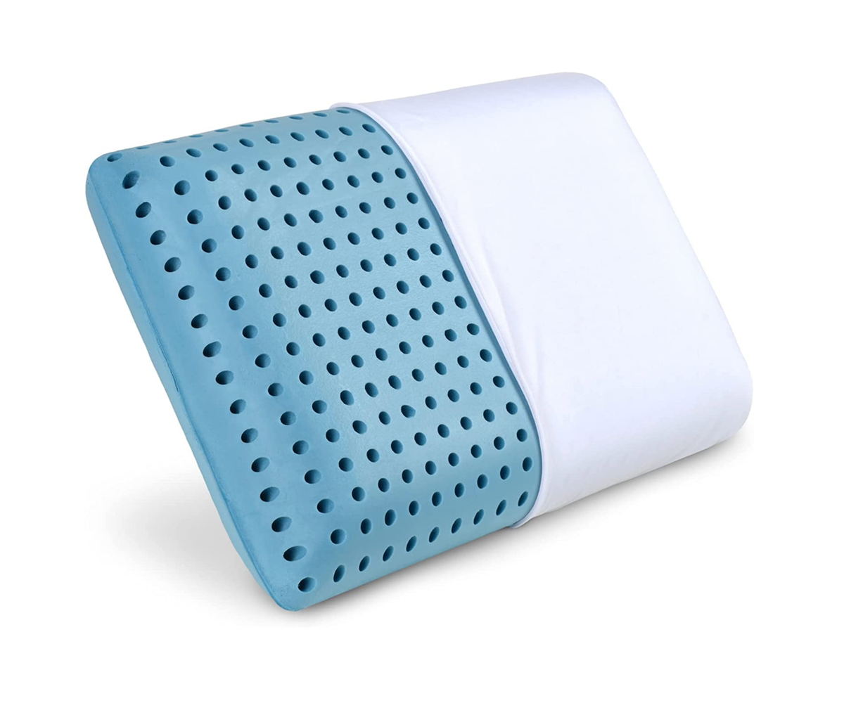 Simply Comfy Gel Infused Cooling Memory Foam Pillows With Bamboo Cover