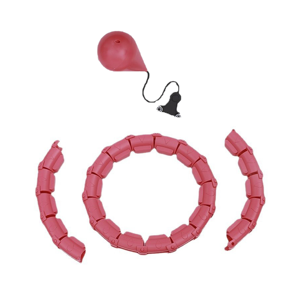 Weighted Hula Hoop Smart for Exercise Weight Loss with 24 Detachable Knots