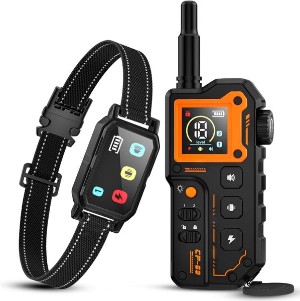 Dog Shockproof Collar, 3300FT Dog Training Collar with Remote Control