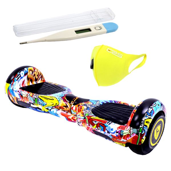 Self Balance Scooter 6.5" Hoverboard - LED - Bluetooth - ERS Mask - Funk