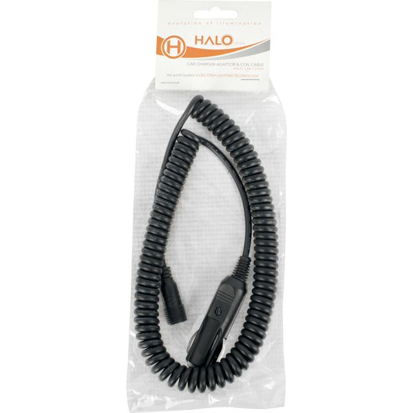 Halo - Car Adaptor - Coil Cable - Plus - 2.5m - 3 Pack