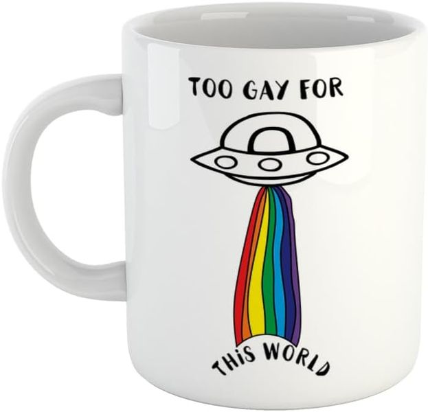 Too gay -Valentines-Mpther's day-Father's day-LGBTQ Christmas Mug