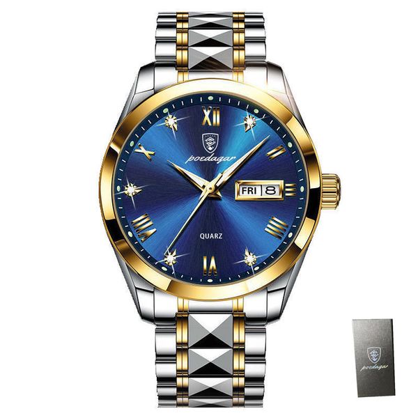 Poedagar - Emarald Green Luxury Men's Watch (Apex Edition)