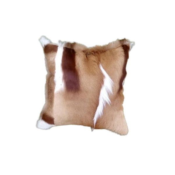 Extra Large Genuine Springbok Pillow Cover Handmade African Throw Pillow
