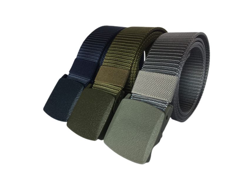Nylon Tactical Set Of 3 Belts - Assorted