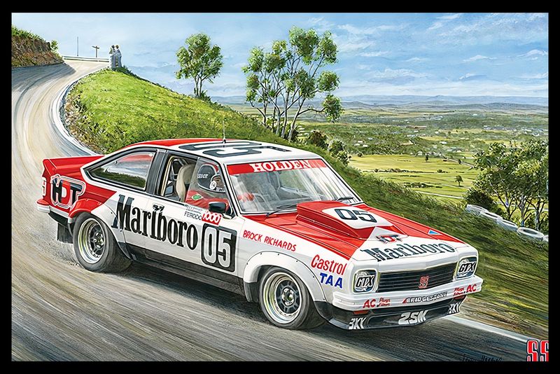 Holden - 1979 HDT A9X Torana Mike Harbar Poster with Black Frame