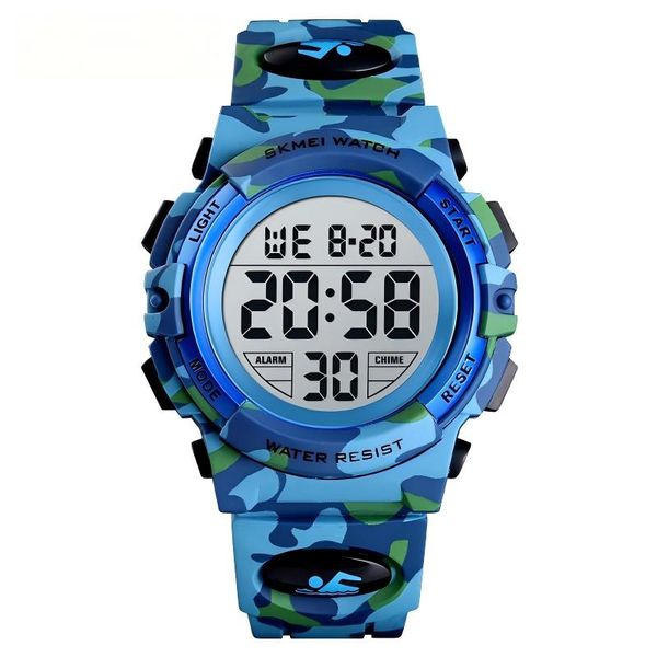 Kids Waterproof LED Sports Watch - Digital Outdoor Swim Running with Alarm