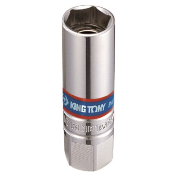 King Tony - Socket Spark Plug Magnetic 3/8" X 16Mm - 3 Pack
