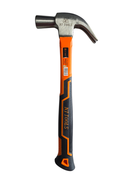 NT TOOLS 500g Claw Hammer with Rubber Grip