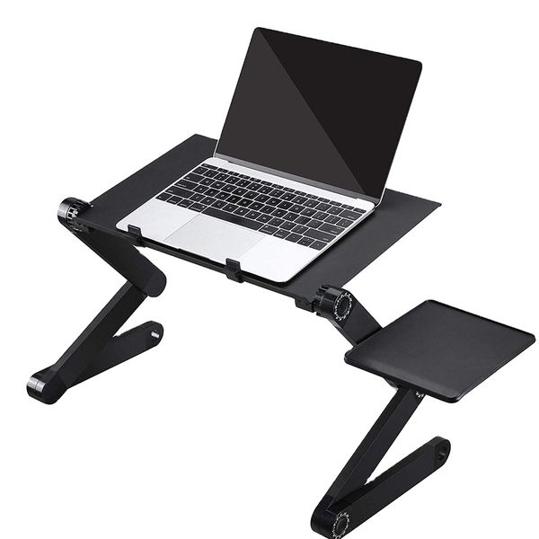 CellTime™ Portable Adjustable Aluminium Stand with Vented Fans &amp; Mouse Pad