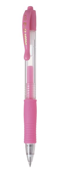 Pilot G-2 0.7 Gel Retractable Pen - Box of 12 - Pastel Pink
