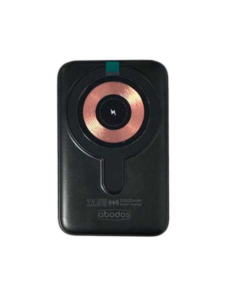 ABODOS 8-IN-1 Power Bank Wireless Magnetic Charger 10000maAh AS-PS68 Black