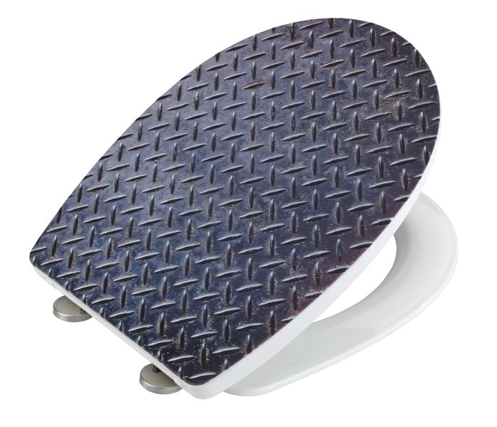 Wenko - Toilet Seat - Industrial Cover Embossed - Thermoplast