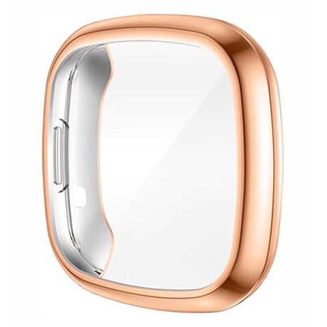 Fitbit versa rose gold case deals