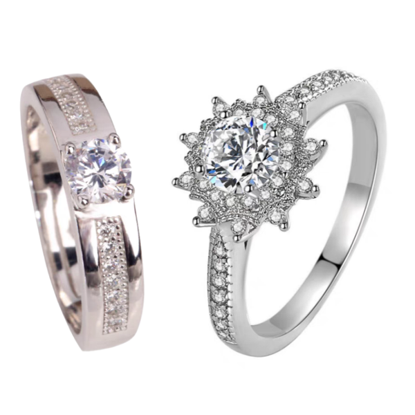 A pair of wedding rings