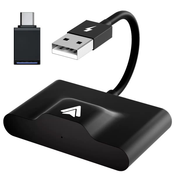 Wired-to-Wireless CarPlay Adapter for HDMI TV Boxes Wireless CarPlay Video