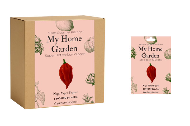 Chilli Grow Kit Complete - Naga Viper Chilli + Seed pack