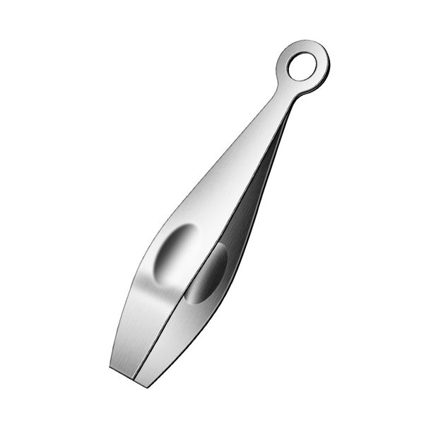 Premium 304 Stainless Steel Feather Removal Tweezer Thickened Grip Design