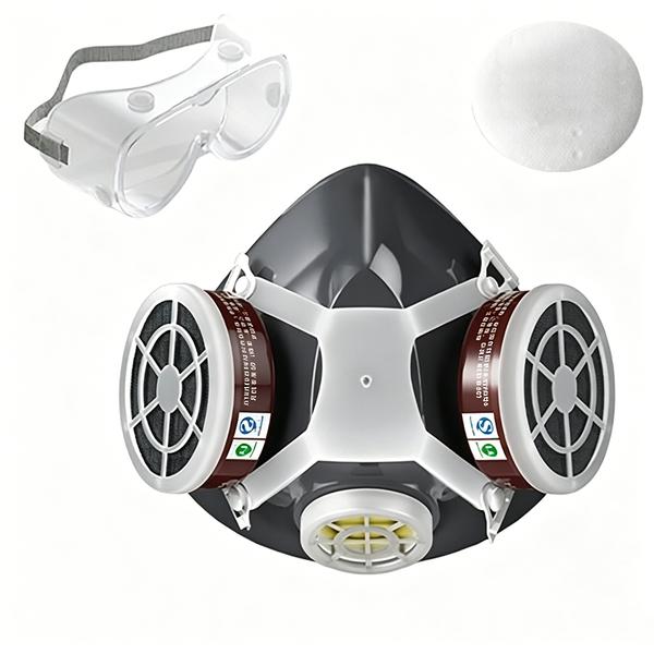 Lightweight Gas Mask Anti Fog Dustproof Protective Face Respirator