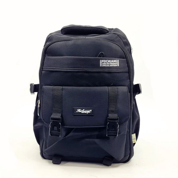 Lightweight Backpack made with breathable material Black Colour
