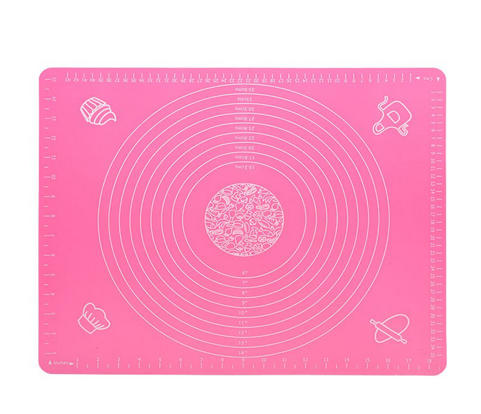 Kneading Silicone Baking Mat - Pink