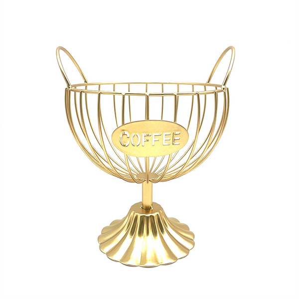 Coffee Pod Holder For Cups, Coffee Capsule Holder Gold