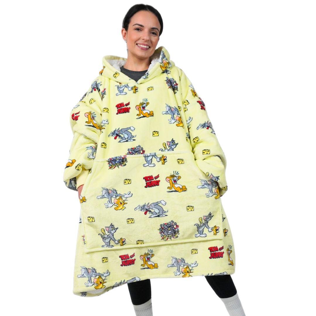 Tom & Jerry Snooby Oversized Blanket Hoodie Shop Today. Get it