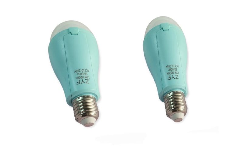 Rechargeable Emergency LED Loadshedding Light Lamp 15W 2Pieces E27
