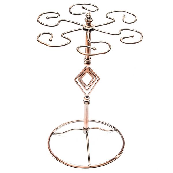 Stylish Retro Tabletop Wine Glass Rack (6 Glass)