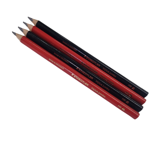Staedtler Triplus Jumbo Learners Pencils 119 HB S1- Pack of 4 | Shop ...