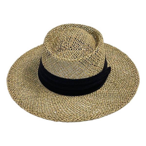 Soul Lifestyle Rubi Straw Hat - Beige and Black