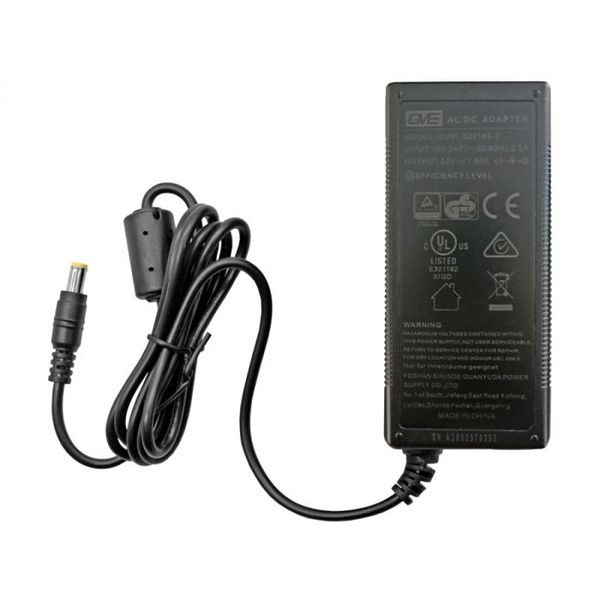 52VDC 96W (1.85A) PSU - AC/DC Power Supply Adaptor - 2.1mm jack