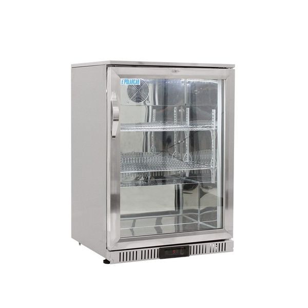 Back Bar Cooler Single Door - Stainless Steel