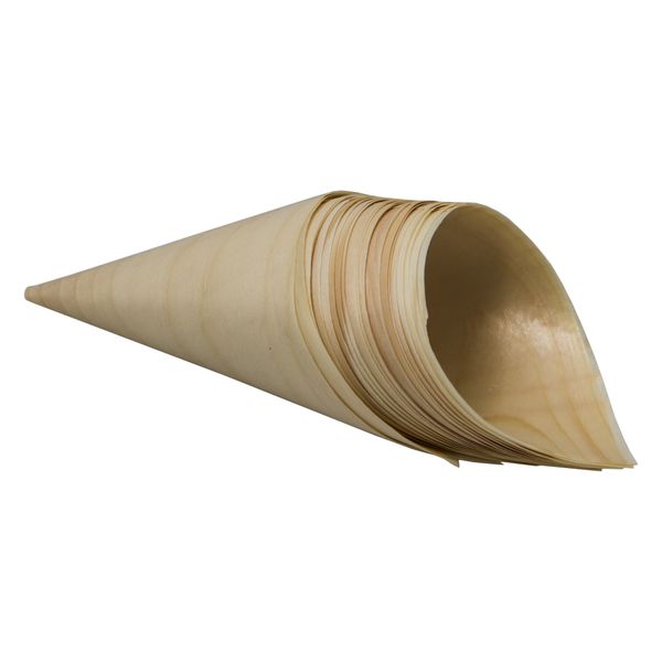 Regent Wooden Disposable Cones 20 Pieces, (155Mmx110Mm)