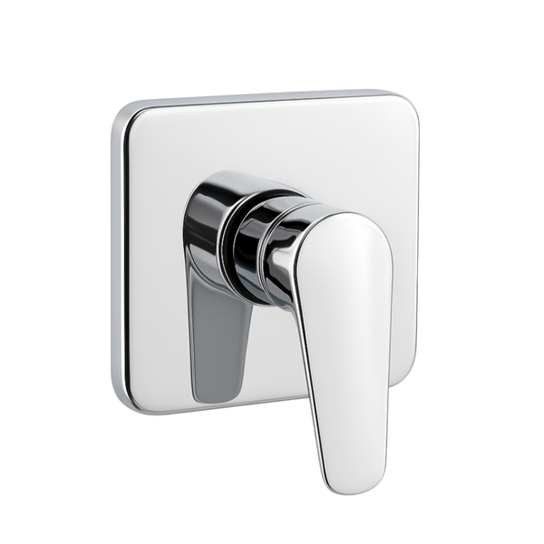 High End 1/2" Single Handle Shower Mixer - Stainless Steel