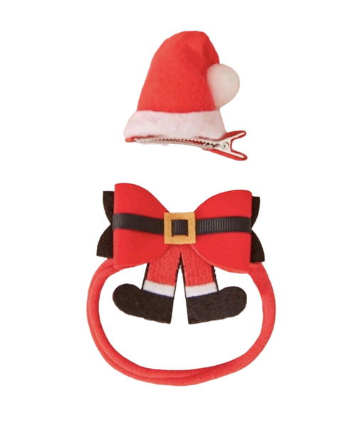 Christmas , Santa Claus Decor Baby Hair Band &amp; Hair Clip