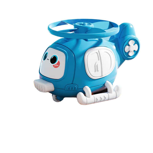 Outdoor Inertia Plane &amp; Flying Disc Launcher - Kids Airplane Toy