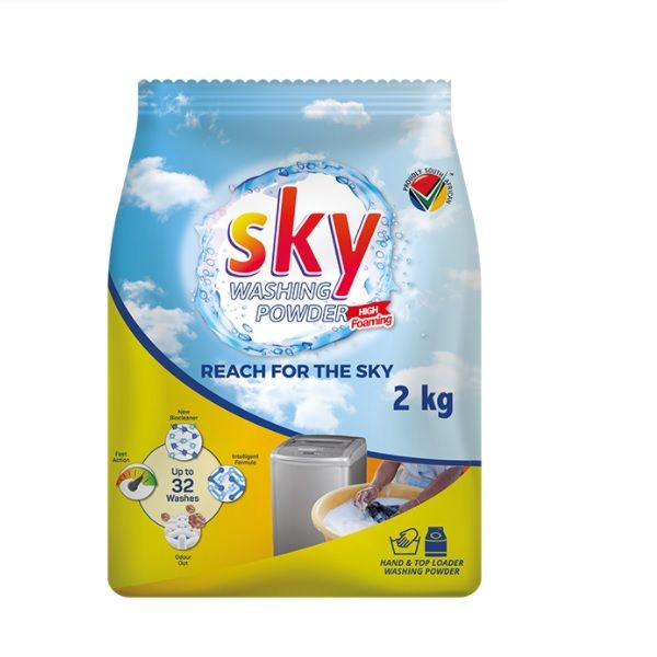 Sky Washing Powder Hand Wash and Top Loader 2kg with high foaming action