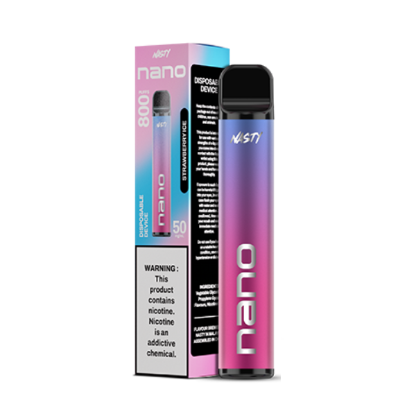 NASTY Nano Disposable Vape 50mg - Strawberry Ice