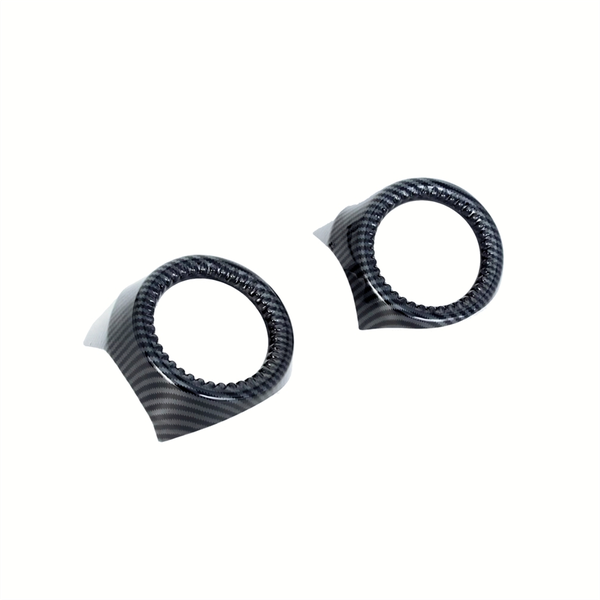 for Center Side Air Vent Trim Cover Trim Carbon Compatible with Toyota