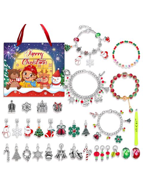 Advent Calendar 2025 Girls Bracelet Christmas Countdown Calendar