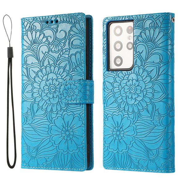 Skin-Feel Embossed Phone Case Compatible with Galaxy S21 Ultra
